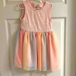 Girls sequin tutu dress
